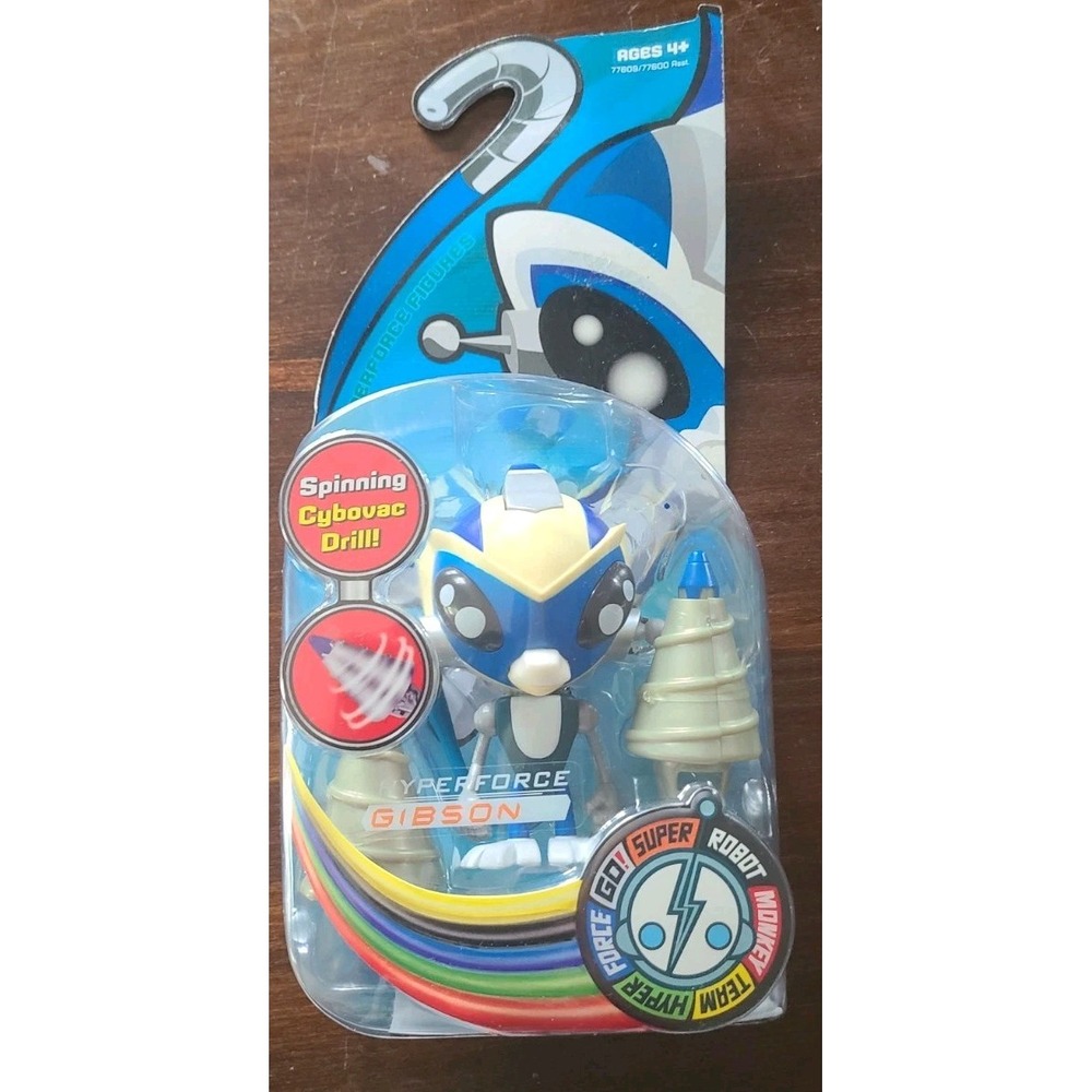 Super Robot Monkey Team Hyper Force Go Gibson Action Figure Hasbro 2005 Sealed